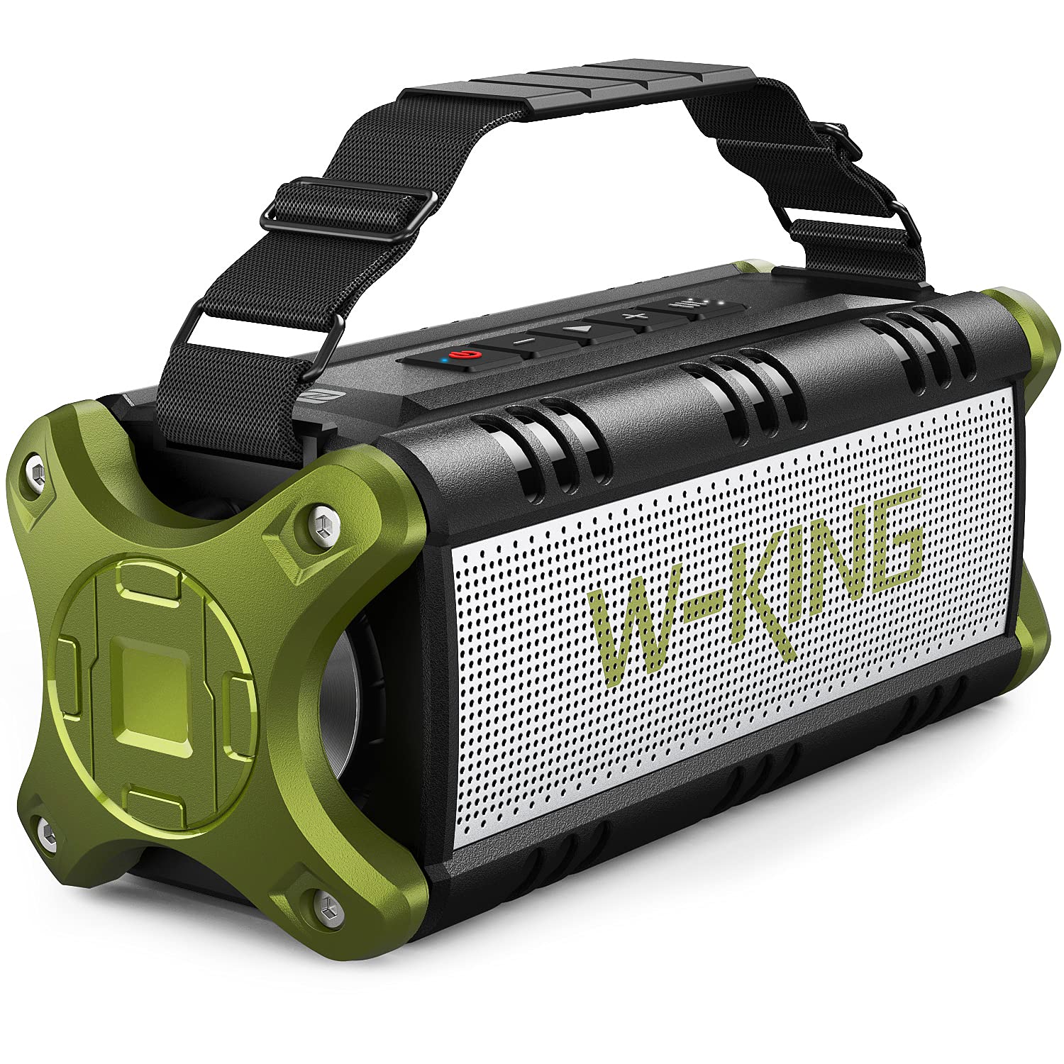 W-KING Bluetooth Speaker, 50W Portable Speakers Bluetooth Wireless Loud, IPX6 Waterproof Outdoor Large Bluetooth Speaker Subwoofer/Bass Boost/DSP/40H Playtime/Stereo Pairing/Power Bank/TF/Hands-Free